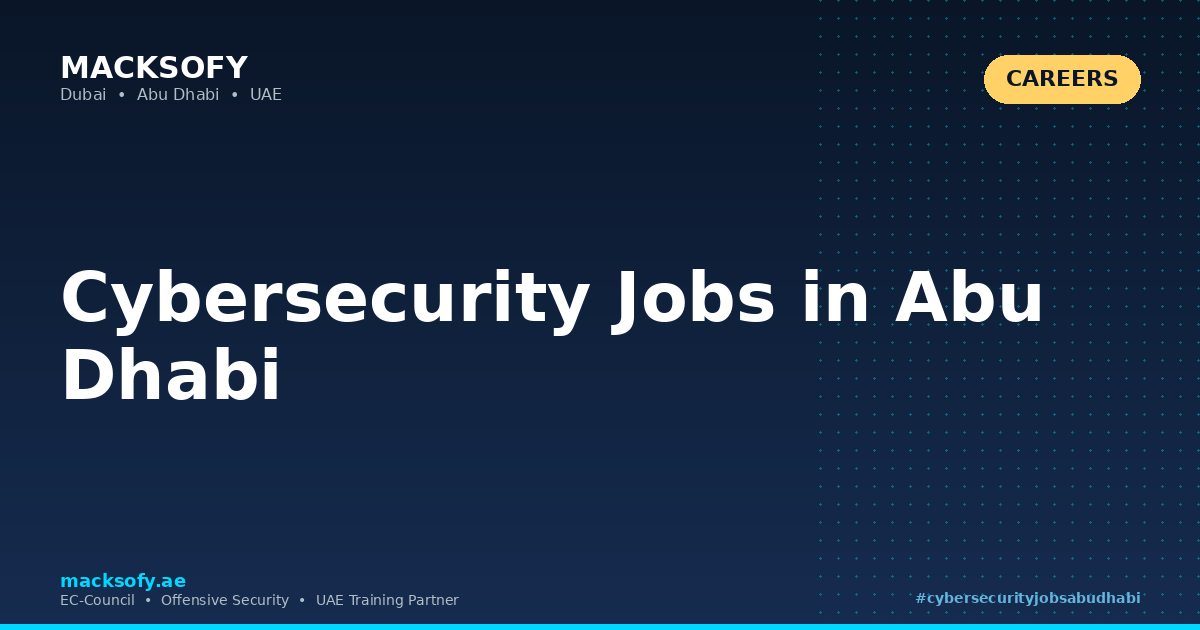 Cybersecurity Jobs in Abu Dhabi — Macksofy Technologies, Dubai UAE